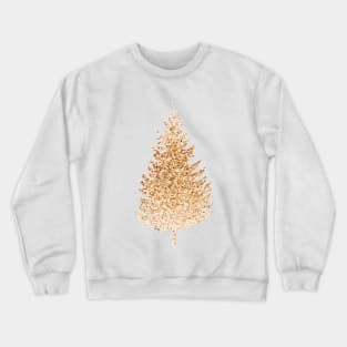 Golden christmas tree Crewneck Sweatshirt